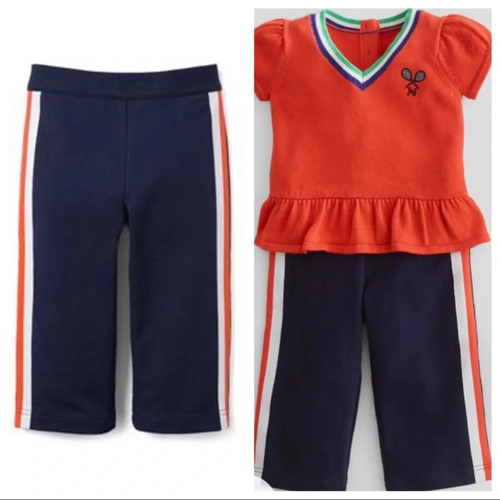 NWT Janie and Jack Girls‎ Navy Wide Leg Pants